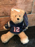 New England Patriots NFL Tom Brady Plush Bear with Jersey, made by Forever Collectibles.