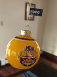 Los Angeles Lakers rare 2020 NBA Champion Bulb Commerative Ornament