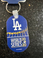 Los Angeles Dodgers 2020 World Series Champions metal key ring.