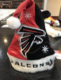 Atlanta Falcons plush team logo adult santa hat.

New with tags
