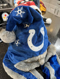 Indianapolis Colts NFL plush snowflake dangle holiday santa hat foco adult.

New with tags .