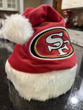 San Francisco 49ers infant santa hat