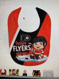 Philadelphia Flyers NHL team logo baby bib