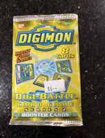 Bandai Upper Deck Digimon Series 2 Booster Trading Card Pack Sealed Rare! 1 pack