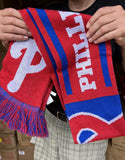 Philadelphia Phillies Striped Team logo mlb adult scarf foco.

New with tags