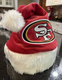 San Francisco 49ers with this adorable NFL infant size santa hat