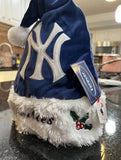 New York Yankees MLB big logo adult plush holiday santa hat solid blue