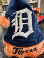Detroit Tigers with this festive MLB team logo plush adult Santa hat from Foco.
