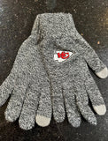 Kansas City Chiefs team logo knit texting gloves adult size