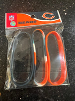 Chicago Bears NFL Team Color Mylar Adult Wristband Bracelets 3 Pack by Forever Collectibles is a must-have accessory for any Bears fan.
