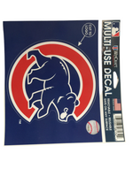 Chicago Cubs multi use lodo decal 6x6 bear logo