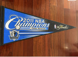 2011 Dallas Mavericks NBA Finals Champions Team Pennant Room Decor Flag NEW.