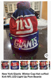 New York Giants NFL Team logo light up LED light hat