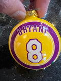 Los Angeles Lakers rare Kobe Bryant collectible bulb ornament Foco