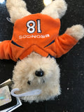 Denver Broncos NFL Peyton Manning Jersey Bear manufactured by Forever Collectibles.