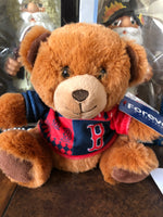 Boston Red Sox MLB plush sitting bear with team logo shirt .