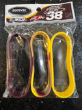 Nascar Elliott Sadler retro #38 Adult Mylar Wristbands Bracelets 3 Pack is a set of three bracelets featuring the driver Elliott Sadler from the NASCAR .