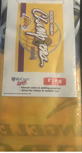 Los Angeles Lakers Rare 2009 NBA Championship Grommet Flag Wincraft. Condition is New. 3x5 ft