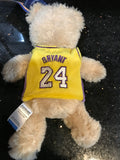 Los Angeles Lakers Kobe Bryant plush jersey bear