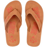 Boston Red Sox MLB team logo Color Pop contoured Mens flip flops sandals by Foco