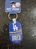 Los Angeles Dodgers 2020 World Series Champions metal key ring.
