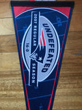 New England Patriots Perfect Season 2007 16-0 Full Size Felt Pennant by WinCraft