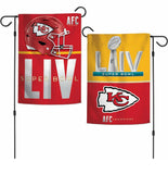 Kansas City Chiefs Super Bowl 54 Champions two sided garden flag
