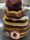 Washington Redskins NFL Retro New Era Sports Knit Beanie Pom Hat.