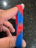 Philadelphia Phillies Adult Mylar MLB Team Logo + Color 3pk Wristbands Bracelet includes a set of three wristbands