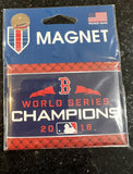 Boston Red Sox 2018 World series Champions rectangle magnet wincraft.