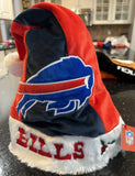 Buffalo Bills plush NFL big logo holiday Santa hat.

New with tags