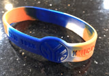New York Knicks Nba logo silicone wristband bracelet adult Tie dye color