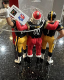 Pittsburgh Steelers rare team players and Santa xmas ornament with Big Ben and Ward