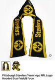 Pittsburgh Steelers NFL hooded scarf cool item team logos all around cool item