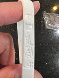Los Angeles Dodgers Adult Mylar MLB Team Logo + Color 3pk Wristbands Bracelet