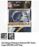 San Diego Chargers team helmet 3X5 foot flag Wincraft top quality.