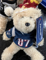 New England Patriots Rob Gronkowski plush jersey bear foco.