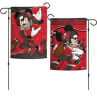 Tampa Bay Buccaneers NFL ream logo & Disney Micky Mouse garden flag