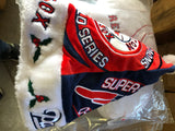 Boston Red Sox /Patriots 2004 rare santa hat duel championships MLB NFL