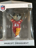Kansas City Chiefs Super Bowl 54 KC Wolf Mascot Ornament is a collectible item from Forever Collectibles