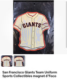 San Francisco Giants Sports Collectibles team jersey magnet New! 6"Foco.

Never used