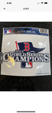 Boston Red Sox 2013 World Series Champions Ultra decal.