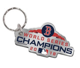 Boston Red Sox 2018 MLB World Series Champions WinCraft Metallic Keychain.
