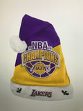 Los Angeles Lakers 2020 NBA Champions Adult Santa Hat by Forever Collectibles