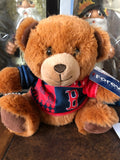 Boston Red Sox MLB plush sitting bear with team logo shirt .