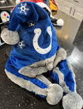 Indianapolis Colts NFL plush snowflake dangle holiday santa hat foco adult.

New with tags .
