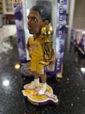 Andrew Bynum bobblehead from the 2009 Los Angeles Lakers NBA championship team. This collectible item is officially licensed by the National Basketball Association (NBA)