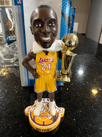 2010 Kobe Bryant Los Angeles Lakers NBA Championship Trophy Bobblehead, produced by Forever Collectibles.
