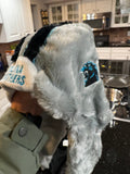 Carolina Panthers NFL team logo plush helmet hat