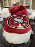 San Francisco 49ers infant santa hat